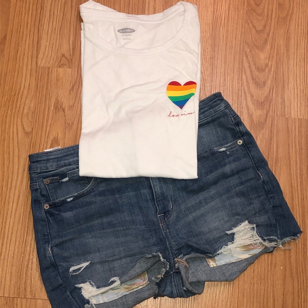 DONATING TOMORROW 3 for $18}  Pride T-Shirt